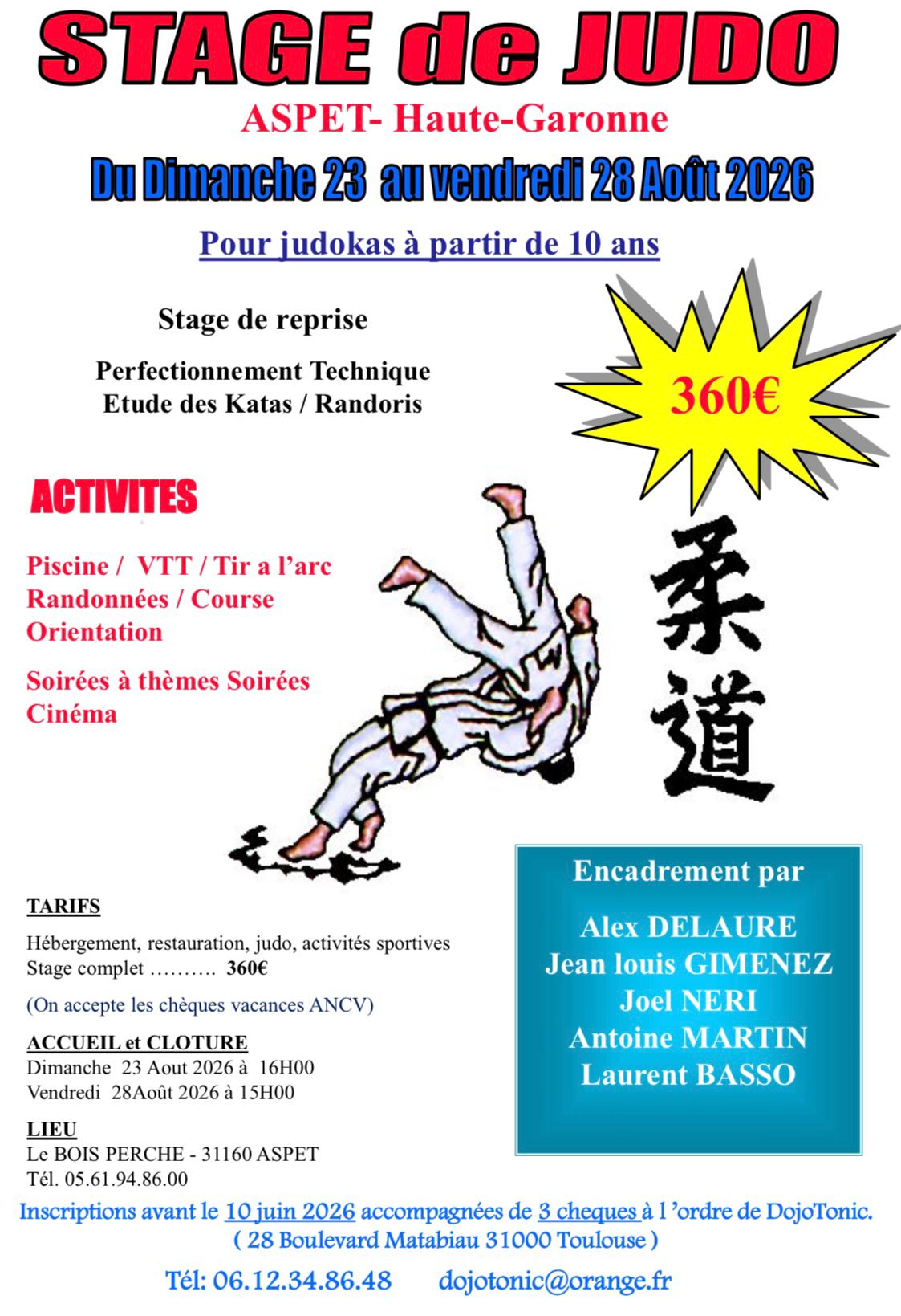 Stage de reprise